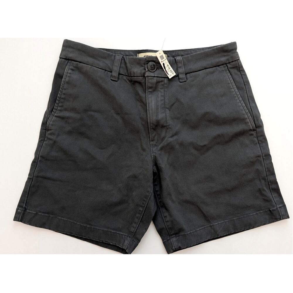 Madewell Men's 7" Chino Shorts Thunder Cloud Gray waist size 29 Cotton